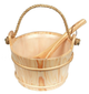 Wiadro SAUNA BUCKET WITH LADLE (5 L) (4772013000440) - obraz 1
