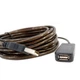 USB 2.0 удлинитель активный репитер, кабель AM - AF, 10м (110348) - изображение 2