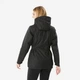 Куртка жіноча SH100 X-Warm водонепроникна чорна для туризму 3XL QUECHUA - зображення 3