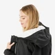 Куртка жіноча SH100 X-Warm водонепроникна чорна для туризму 3XL QUECHUA - зображення 5
