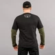 Футболка с рукавами BLACK WATER Black & Olive. M - изображение 3