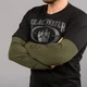 Футболка с рукавами BLACK WATER Black & Olive. M - изображение 5