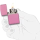 Zippo Classic Matte Pink 238 запальничка тонка матова рожева - зображення 4