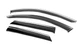 Ветровики с хромированным молдингом Niken Luxury (4 шт) для Mercedes ML W164 2005-2011 гг - изображение 7