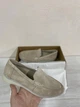 Лофери жіночі KATI SHOES 141 бежеві, натуральна замша, осінь-весна, 38 (5409) - зображення 1