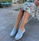 Лофери жіночі KATI SHOES 141 блакитні, натуральна замша, осінь-весна 36 - зображення 9