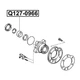 Кольцо упорное подшипника полуоси. Q-FIX Q127-0966 TOYOTA 42423-60050 - изображение 2