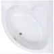Душовий піддон Shower CELLESSE SW-6012 100х100х45 см глибокий напівкруглий акриловий (C15200) - зображення 3