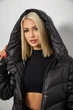 Куртка жіноча зимова, колір чорний XL, 244R5612 - зображення 8