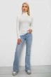 Гольф женский однотонный, цвет белый, L-XL, 204R921 - изображение 2