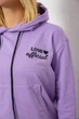 Спортивний костюм жіночий двонитка, колір бузковий, S, 214R1419-005 - зображення 5