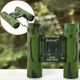 Тактический бинокль Bushnell 10X25 ARMY, для охоты и туризма, водонепроницаемый, с чехлом в комплекте, Зеленый - изображение 1