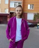 Спортивний костюм для дівчинки підлітковий (Zip-худі та штани) з написами Носи своє 158 Рожевий (p-14038-157658) - изображение 7