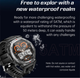 Смарт-годинник Smart Expedition Pro чоловічий розумний годинник IP68/5ATM з ліхтариком - изображение 9