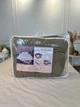 Одеяло двуспальное открытое двустороннее из овечьей шерсти Arda Pure Wool 21440 175х215 см капучино - изображение 5