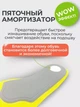 Стельки ортопедические при плоскостопии с супинатором и пяточным амортизатором для усталых ног дышащие 40-46 - изображение 3
