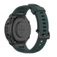 Ремешок силиконовые для смарт часов Amazfit T-Rex (A1918 / A1919), T Rex Pro (A2013) с отвертками Темно-Зеленый (Army Green) - изображение 1