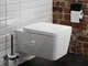 Унитаз подвесной Hansgrohe EluPura Q 60293450 540 AquaFall Flush c сиденьем Soft Close QuickRelease дюропласт - изображение 3