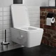Унитаз подвесной Hansgrohe EluPura Q 60293450 540 AquaFall Flush c сиденьем Soft Close QuickRelease дюропласт - изображение 7