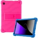 Защитный чехол Deexe Silicone Kickstand для Samsung Galaxy Tab A11 (X130/135) - Rose - изображение 1