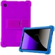 Защитный чехол Deexe Silicone Kickstand для Samsung Galaxy Tab A11 (X130/135) - Purple - изображение 1