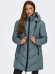 Куртка демисезонная удлиненная с капюшоном женская ONLY 15207784-64252 S Stormy Weather (5715314177885) - изображение 1