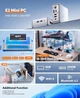 Мини ПК NiPoGi GK3PLUS / Intel Alder Lake-N97/ RAM 8GB / SSD 256GB / 1 x HDMI / 1 х LAN / Wi-Fi 6 / Bluetooth / Windows 11 / Серебристый - изображение 3
