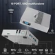 Мини ПК UXX X20 / Intel Celeron N3350 / RAM 6GB / eMMC 64GB / HDMI / LAN / Wi-Fi 5 / Bluetooth 4.2 / Windows 11 / Silver - изображение 2
