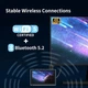 Мини ПК HEIGAOLAPC / Intel Celeron J4125 / RAM 8GB / eMMC 128GB / 2 х HDMI / LAN / Wi-Fi 5 / Bluetooth 5.2 / Windows 11 / Синий - изображение 3