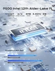 Мини ПК MINISFORUM UN100P / Intel N100 / RAM 16GB / SSD 512GB / 2 x HDMI / LAN 2.5G / Wi-Fi 6 / Bluetooth 5.2 / Windows 11 / Черный - изображение 2