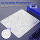 Коврик для Мыши ATTACK SHARK CM02 White 450x400 мм (XL) Гладкая Поверхность, Толщина 4 мм - изображение 6