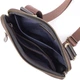Элегантная мужская сумка из гладкой натуральной кожи SHVIGEL Bag 23150 Коричневый - изображение 7