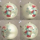 Новогодний шар на елку Santa Shop Сніговик Белый 10 см (4820001154252) - изображение 4