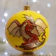Елочная игрушка набор 2 шт Santa Shop Зажигательные драконы Голубой/Желтый 10 см (4820001112153) - изображение 5