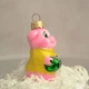 Елочная игрушка Santa Shop Новорічна свинка Розовый/Желтый 7 см (4820001154955) - изображение 2