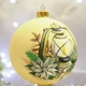 Ялинкова іграшка новорічна куля Santa Shop Ліхтарик з бавовною Світло-жовтий 10 см (4820001106930) - зображення 2