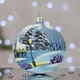 Новогодний шар на елку Santa Shop Пейзаж Симфонія №16 Синий 10 см (4820001005363) - изображение 2
