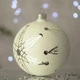 Новогодний шар на елку Santa Shop Сахарная Снежинка Молочный 10 см (7806723209217) - изображение 4