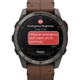 Смарт-часы Garmin Fenix 8 Pro AMOLED Sapphire 51mm Carbon Gray DLC Titanium with Chestnut Leather Band (010-03199-40) [145033] - изображение 2