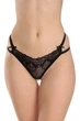 Трусики жіночі труси стрінги, G-стрінги ORO STR-518 nero S/M - изображение 1