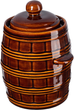 Beczka kamionkowa Kadax Helios z kołnierzem i pokrywką 3.2 l (5903699476802) - obraz 1