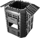 Kompostownik ogrodowy Kadax Nybro czarny 860 l (5903699429976) - obraz 2