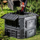 Kompostownik ogrodowy Kadax Nybro czarny 600 l (5903699429969) - obraz 6