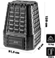 Kompostownik ogrodowy Kadax Yutz czarny 750 l (5903699498989) - obraz 2