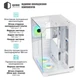 Корпус QUBE AQUARIUM ARGB WHITE (AQUARIUM_GWNU3) - изображение 2
