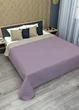 Покрывало двустороннее Decorator Microfiber ромб 215x240 см сиреневый с бежевым (85-024) - изображение 3