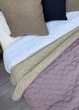 Покрывало двустороннее Decorator Microfiber ромб 215x240 см сиреневый с бежевым (85-024) - изображение 7