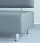 Диван Vi-Tall офісний 160×55×71 см, екошкіра сірий - зображення 3