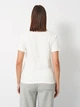 Футболка хлопковая женская Converse Chuck Patch Infill Tee 10027385-102 S White с принтом (194435388090) - изображение 2