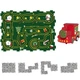 Розвиваюча іграшка-пазл SHT XDL588-19 Merry Christmas (13pcs) Green (79960) - изображение 2